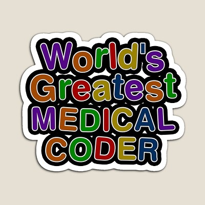 World's Greatest MEDICAL CODER Sticker
