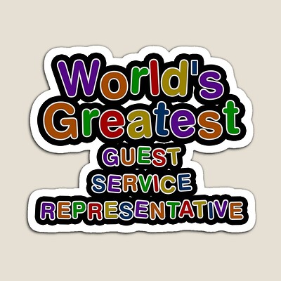 World's Greatest GUEST SERVICE REPRESENTATIVE Sticker