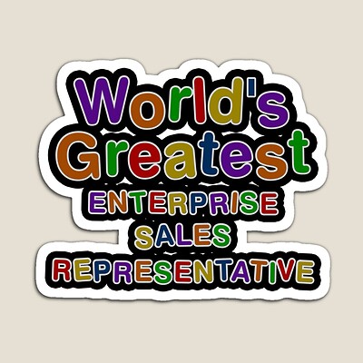 World's Greatest ENTERPRISE SALES REPRESENTATIVE Sticker