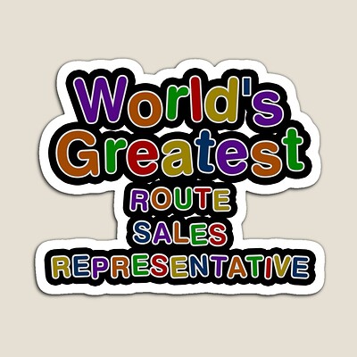 World's Greatest ROUTE SALES REPRESENTATIVE Sticker