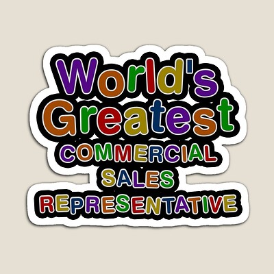 World's Greatest COMMERCIAL SALES REPRESENTATIVE Sticker