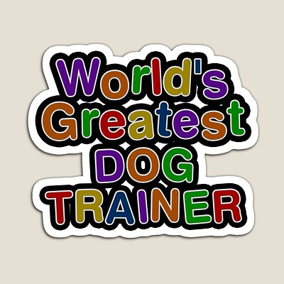 World's Greatest DOG TRAINER Sticker