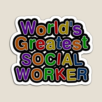 World's Greatest SOCIAL WORKER Sticker