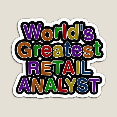 World's Greatest RETAIL ANALYST Sticker