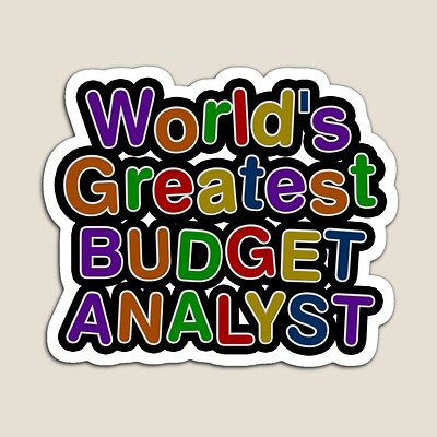 World's Greatest BUDGET ANALYST Sticker