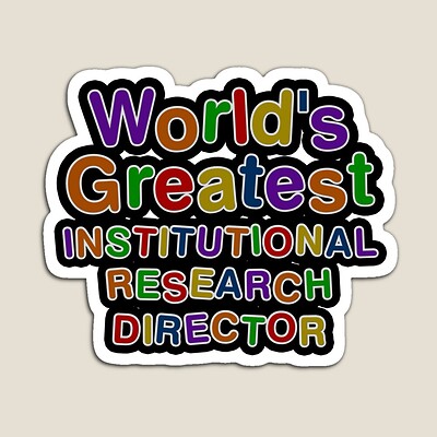 World's Greatest INSTITUTIONAL RESEARCH DIRECTOR Sticker