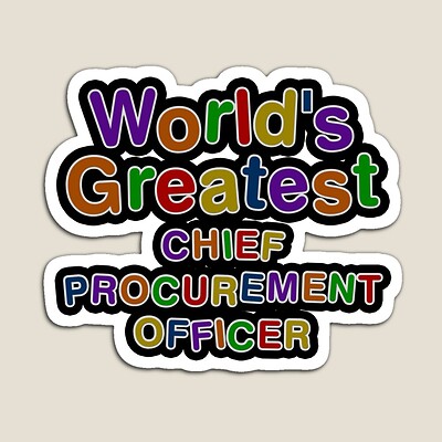 World's Greatest CHIEF PROCUREMENT OFFICER Sticker