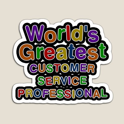 World's Greatest CUSTOMER SERVICE PROFESSIONAL Sticker