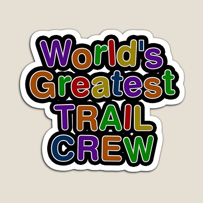 World's Greatest TRAIL CREW  Sticker