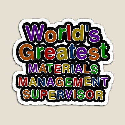World's Greatest MATERIALS MANAGEMENT SUPERVISOR Sticker