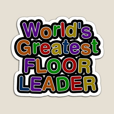 World's Greatest FLOOR LEADER Sticker