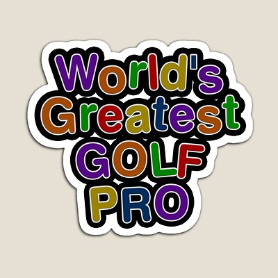 World's Greatest GOLF PRO Sticker