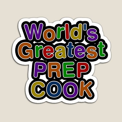 World's Greatest PREP COOK Sticker
