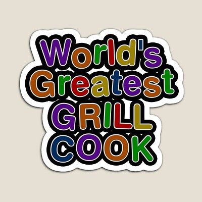 World's Greatest GRILL COOK Sticker