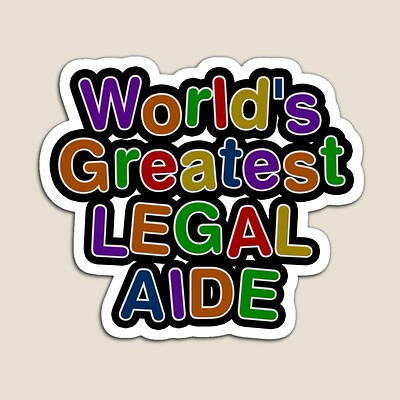 World's Greatest LEGAL AIDE Sticker