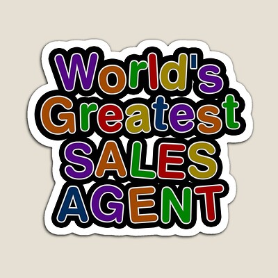 World's Greatest SALES AGENT Sticker
