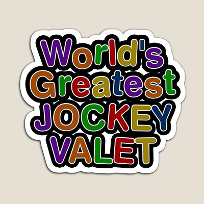 World's Greatest JOCKEY VALET Sticker