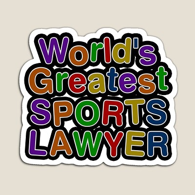 World's Greatest SPORTS LAWYER Sticker