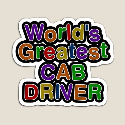 World's Greatest CAB DRIVER Sticker