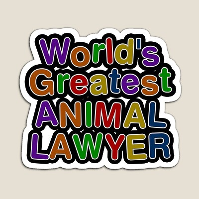 World's Greatest ANIMAL LAWYER Sticker