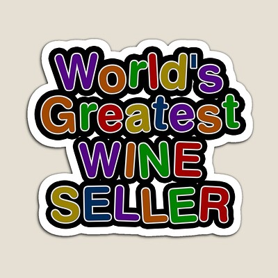 World's Greatest WINE SELLER Sticker