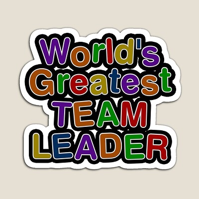 World's Greatest TEAM LEADER Sticker