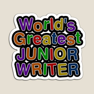 World's Greatest JUNIOR WRITER Sticker