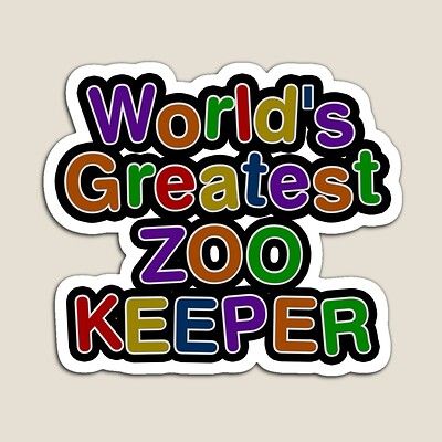 World's Greatest ZOO KEEPER Sticker
