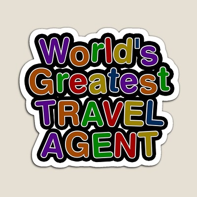 World's Greatest TRAVEL AGENT Sticker