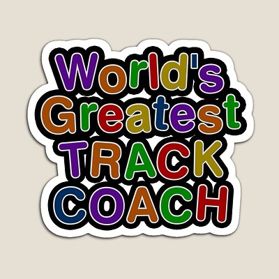 World's Greatest TRACK COACH Sticker
