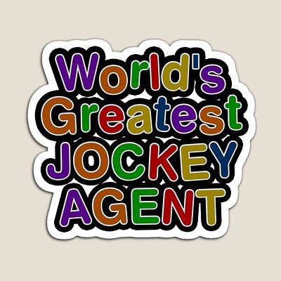 World's Greatest JOCKEY AGENT Sticker