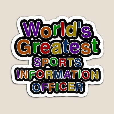 World's Greatest SPORTS INFORMATION OFFICER Sticker