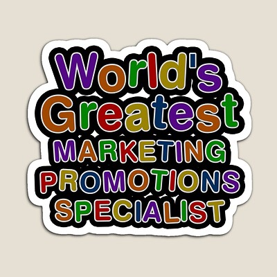 World's Greatest MARKETING PROMOTIONS SPECIALIST Sticker