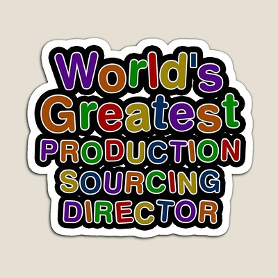 World's Greatest PRODUCTION SOURCING DIRECTOR Sticker