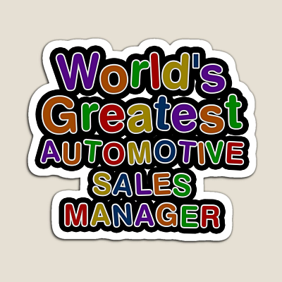 World's Greatest AUTOMOTIVE SALES MANAGER Sticker