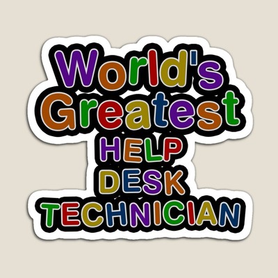 World's Greatest HELP DESK TECHNICIAN Sticker