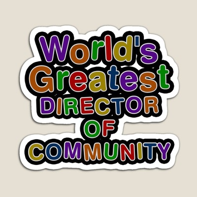 World's Greatest DIRECTOR OF COMMUNITY Sticker