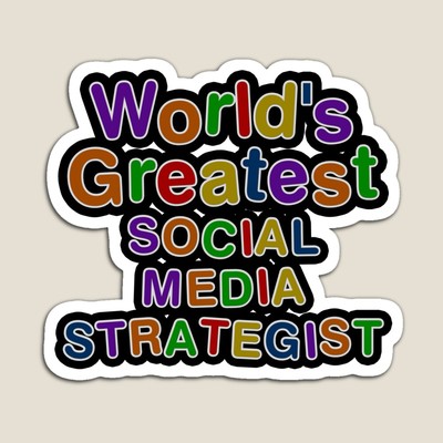 World's Greatest SOCIAL MEDIA STRATEGIST Sticker