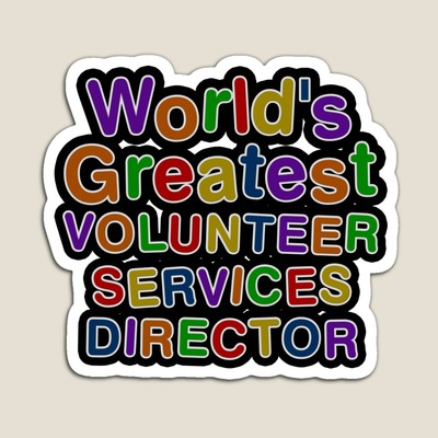 World's Greatest VOLUNTEER SERVICES DIRECTOR Sticker