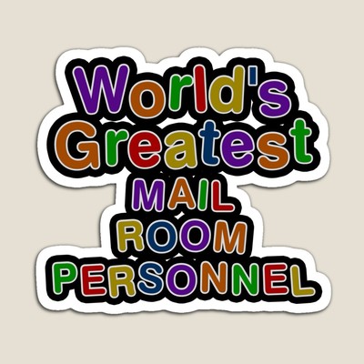 World's Greatest MAIL ROOM PERSONNEL Sticker