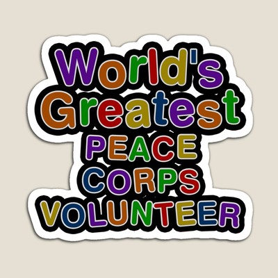 World's Greatest PEACE CORPS VOLUNTEER Sticker