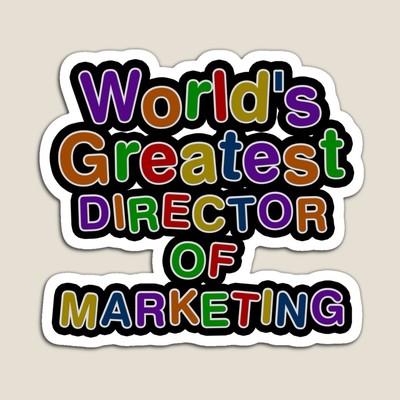 World's Greatest DIRECTOR OF MARKETING Sticker