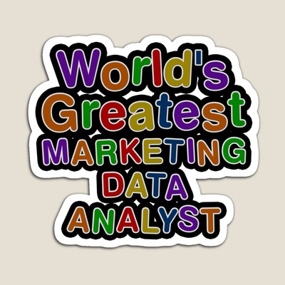 World's Greatest MARKETING DATA ANALYST Sticker