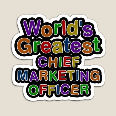 World's Greatest CHIEF MARKETING OFFICER Sticker
