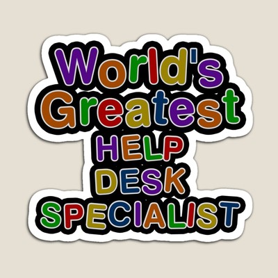 World's Greatest HELP DESK SPECIALIST Sticker