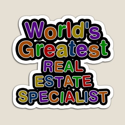 World's Greatest REAL ESTATE SPECIALIST Sticker