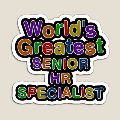 World's Greatest SENIOR HR SPECIALIST Sticker