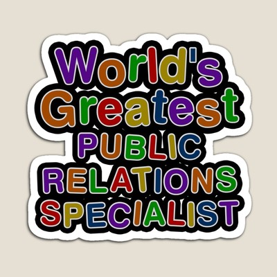 World's Greatest PUBLIC RELATIONS SPECIALIST Sticker