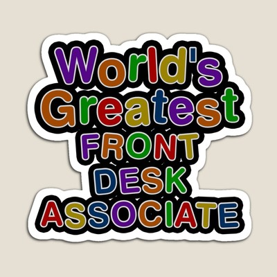 World's Greatest FRONT DESK ASSOCIATE Sticker