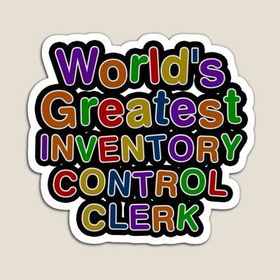 World's Greatest INVENTORY CONTROL CLERK Sticker